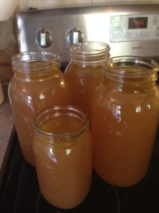 Here are my jars cooling and getting ready to put in the fridge.