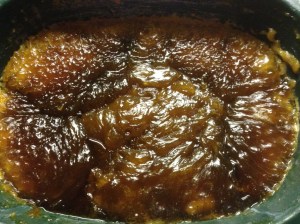 Just about done....I think I cooked this another 30 minutes.